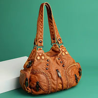 Giulia Gabriella Luxe Leather Shoulder Bag Rebooters