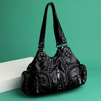 Giulia Gabriella Luxe Leather Shoulder Bag Rebooters