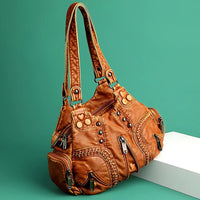 Giulia Gabriella Luxe Leather Shoulder Bag Rebooters