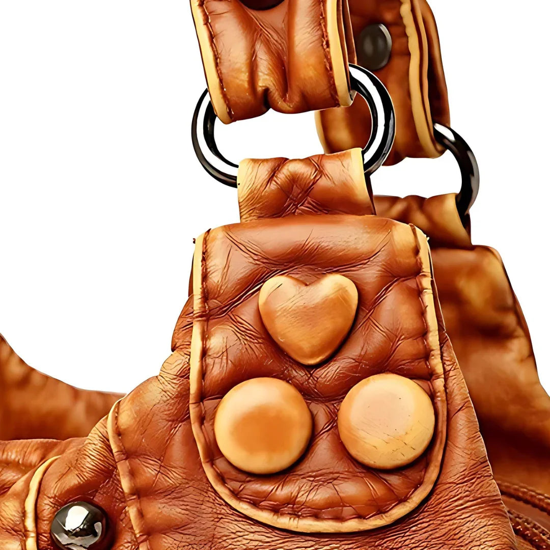 Giulia Gabriella Luxe Leather Shoulder Bag Rebooters