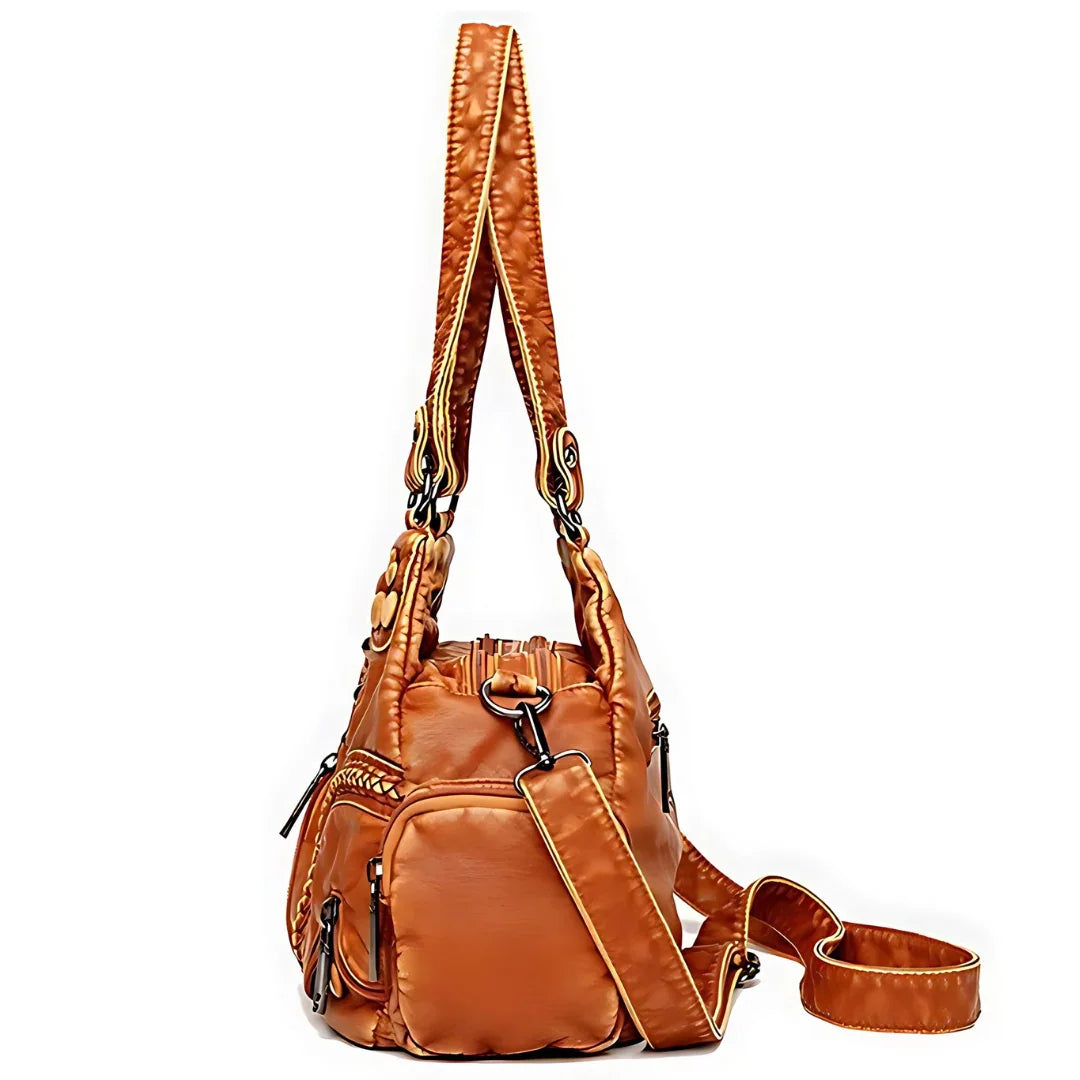 Giulia Gabriella Luxe Leather Shoulder Bag Rebooters