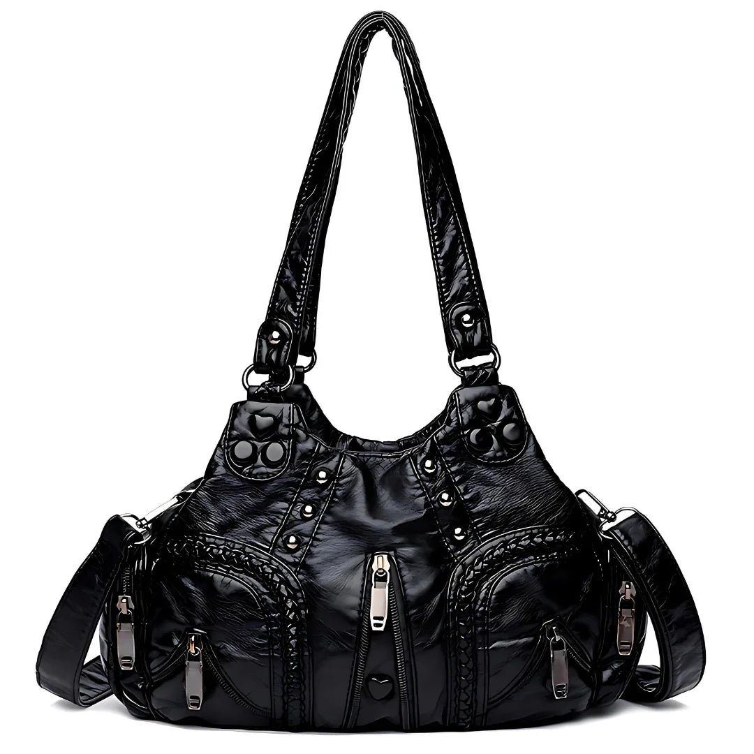 Giulia Gabriella Luxe Leather Shoulder Bag Rebooters