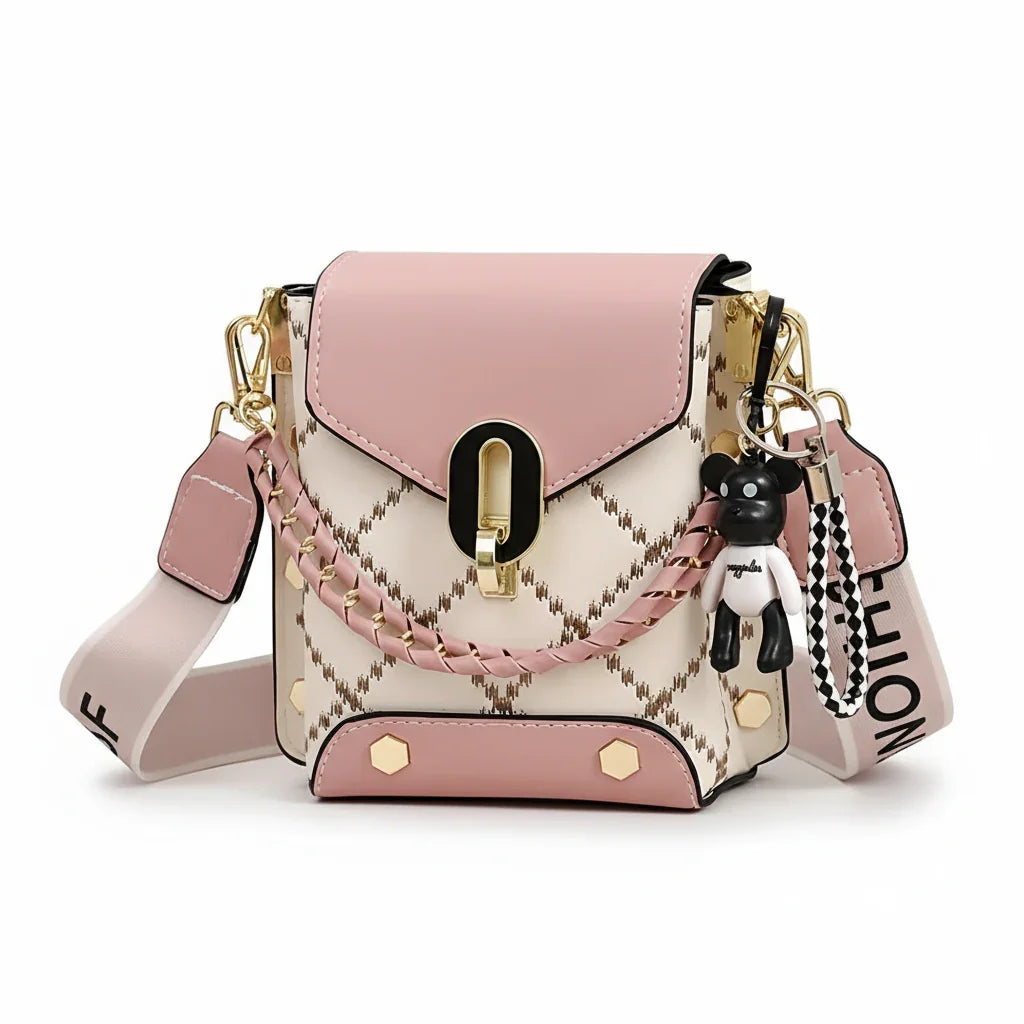 Sofia Bella Luxe Leather Crossbody Bag Rebooters