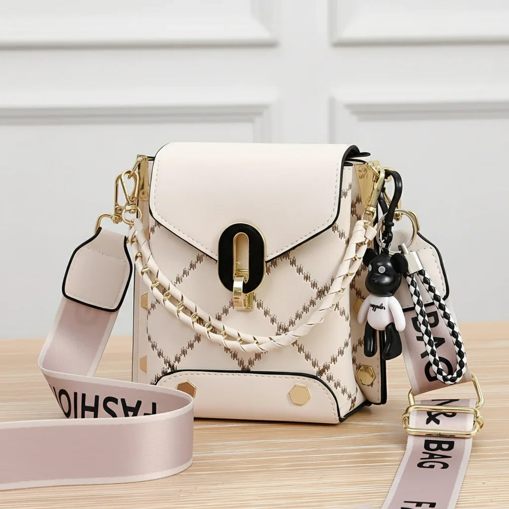Sofia Bella Luxe Leather Crossbody Bag Rebooters
