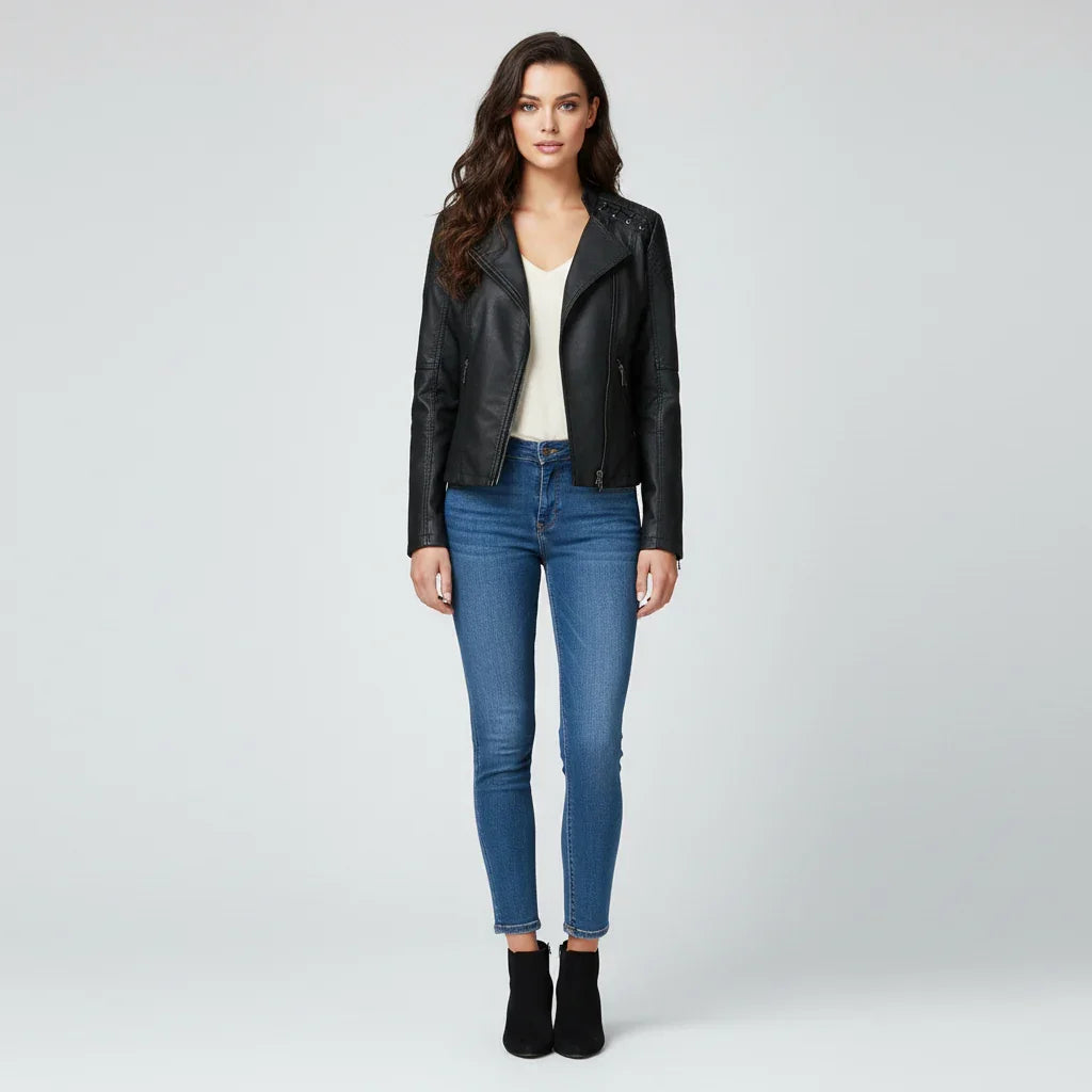 Chic Leather Jacket for Effortless Style and Comfort - Rebooters