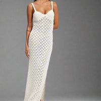 Bonnie Sheer Panel Side-Slit Maxi Dress with Elegant Flow - Rebooters -Women's Dresses