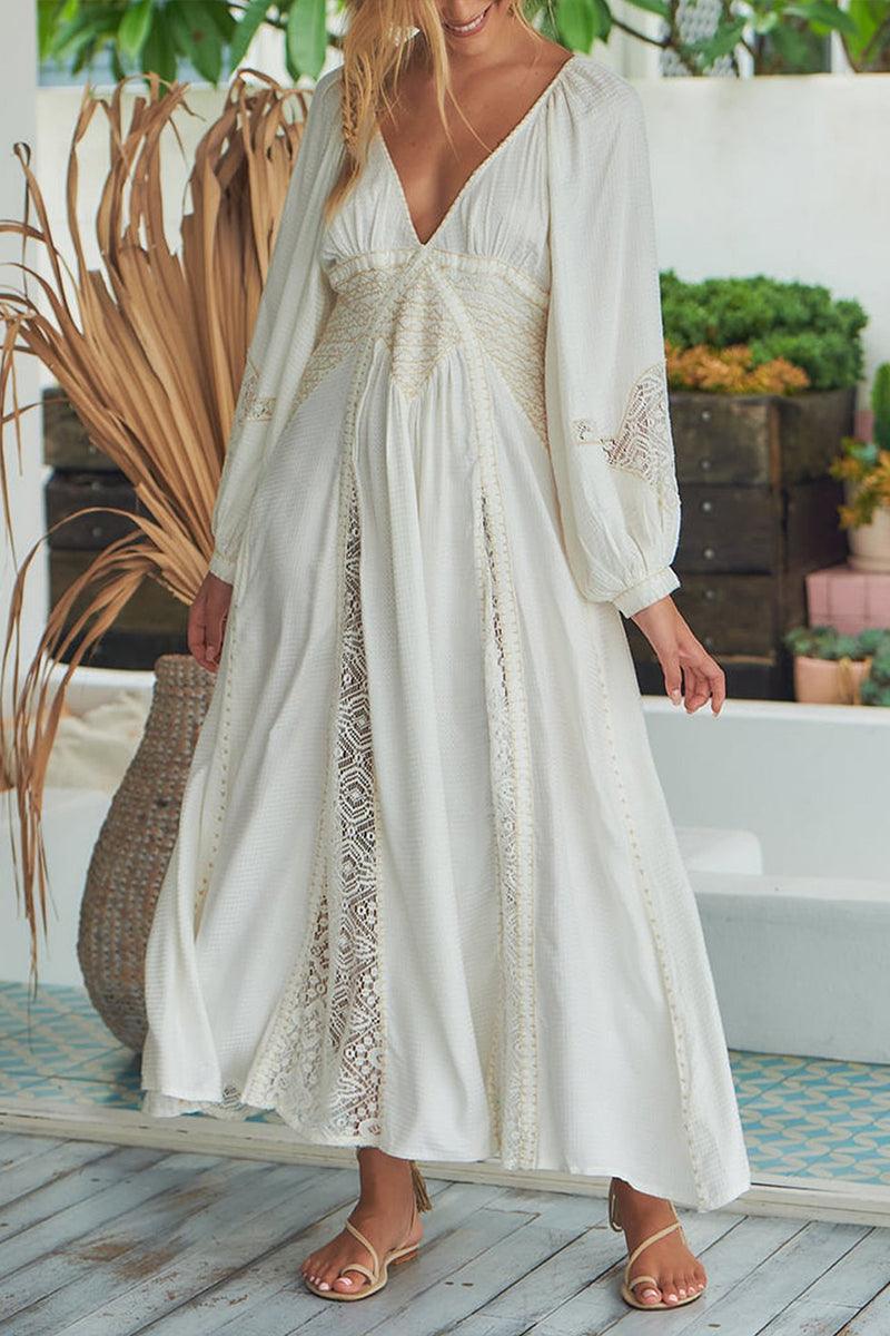 Jasmine Bohemian Meadow Drift Maxi Dress for Elegant Beachwear Rebooters Maxi Women's Dresses