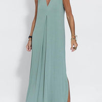 Alison Elegant Sleeveless Draped Maxi Dress for Effortless Style Rebooters Maxi Women's Dresses