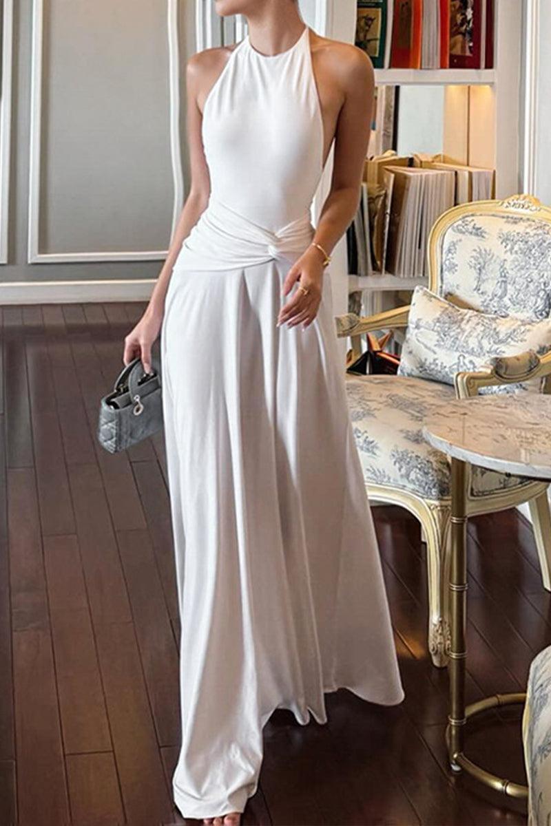 Grace Alanna Neck Maxi Dress for Elegant Occasions Rebooters Maxi Women's Dresses