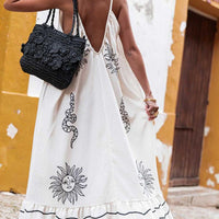 Amy Boho Sun Print Maxi Dress for Effortless Summer Style Rebooters Maxi Women's Dresses