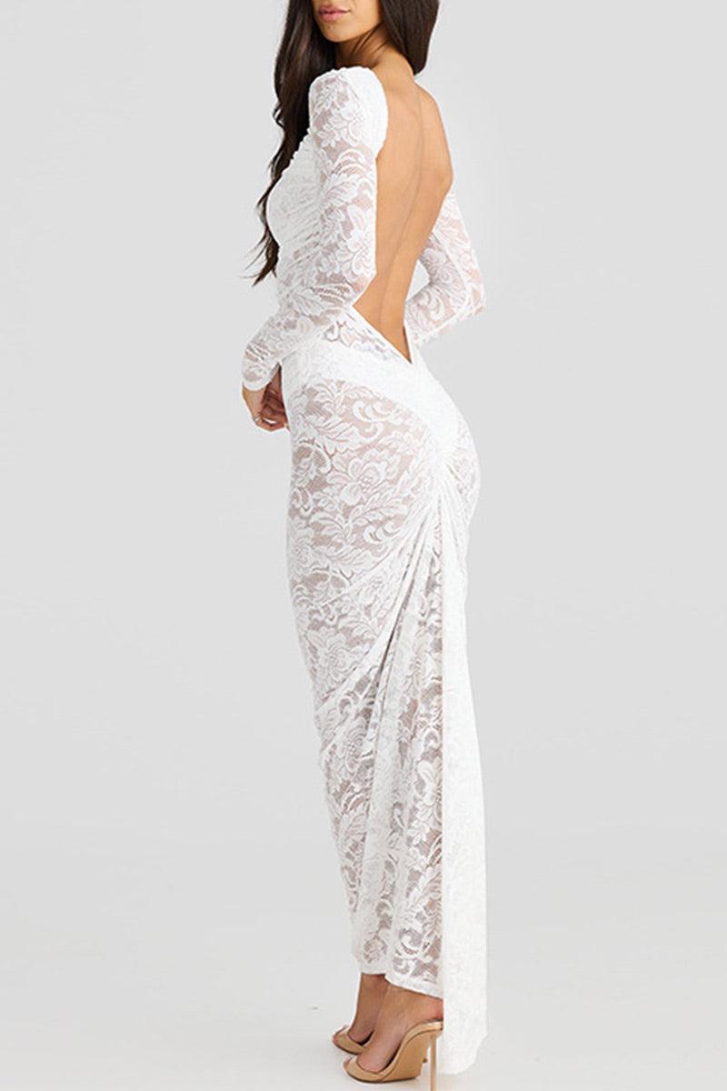 Elegant Iris Lace Backless Maxi Dress for Special Occasions Rebooters Maxi Women's Dresses