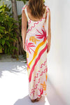 Bianca Equatorial Print Tie Strap Dress for Summer Fun - Rebooters -Women's Dresses