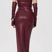 Sleek Cynthia Rou Edge One-Shoulder Midi Dress for Statement Style - Rebooters -Women's Dresses