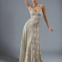 Maya Maxi Dress with Intricate Floral Embroidery and Flowing Silhouette for Elegant Style - Rebooters -Women's Dresses