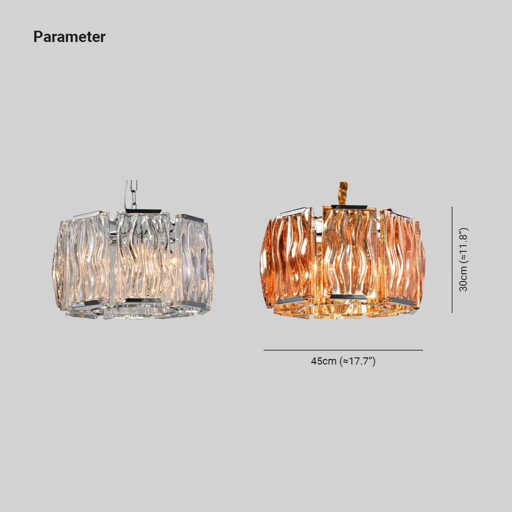 Unique Round Modern Crystal Bedroom Chandelier Light Fixture | Rebooters - Rebooters