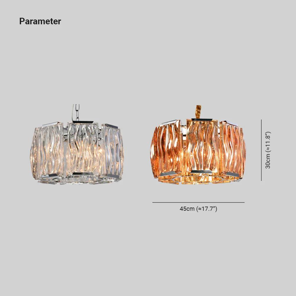 Unique Round Modern Crystal Bedroom Chandelier Light Fixture | Rebooters - Rebooters