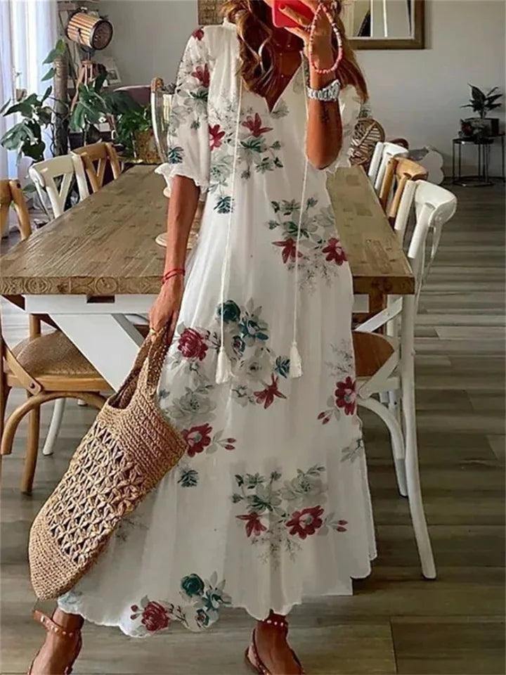 Amaris Women's Floral Sleeveless Maxi Dress for Summer Rebooters Maxi Women's Dresses