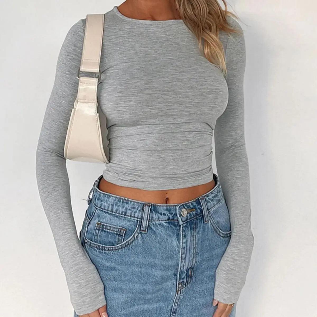 Women's Casual Top With Long Sleeves for Everyday Style Rebooters Womens Shirts