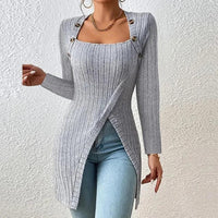 Women's Ribbed Button Shirt for Casual Everyday Wear Rebooters Womens Shirts
