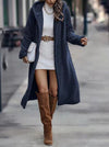 Women's Autumn Winter Woolen Long Coat for Cozy Style - Rebooters