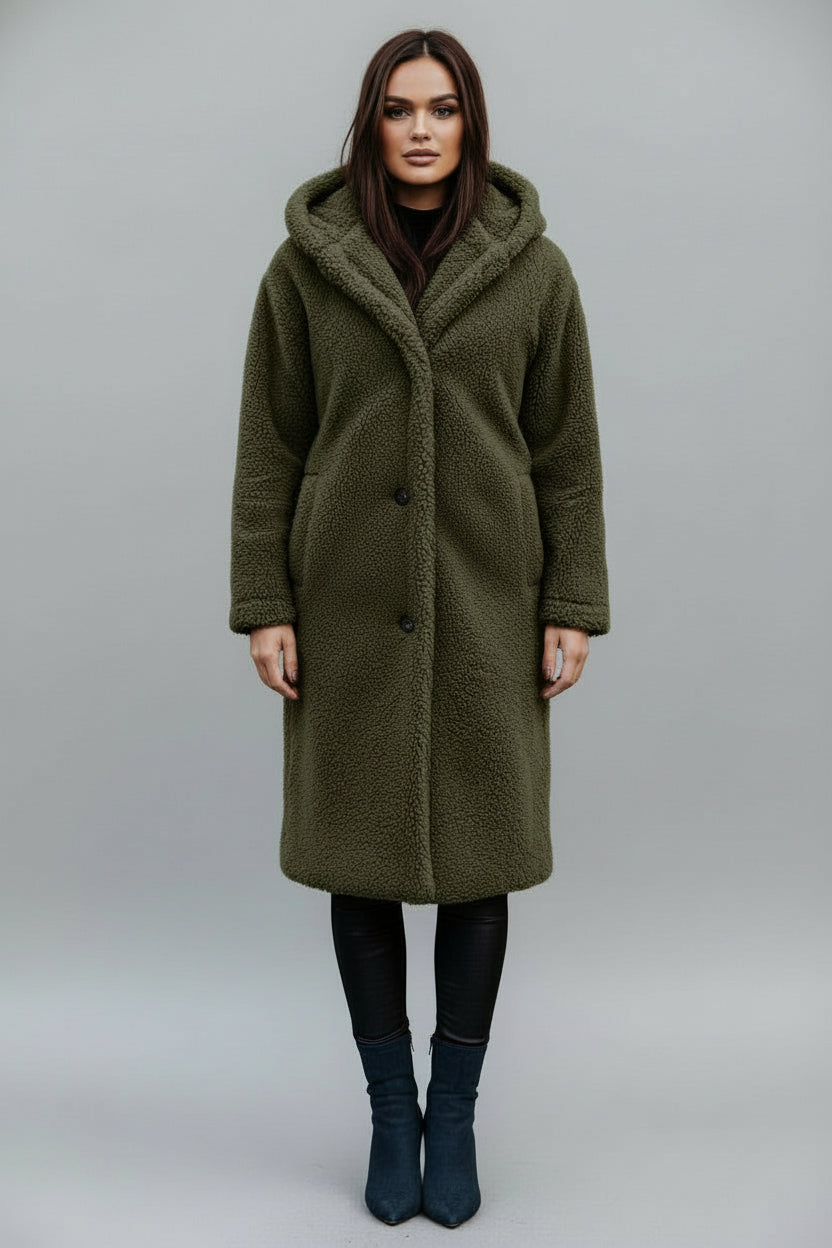 Women's Autumn Winter Woolen Long Coat for Cozy Style - Rebooters