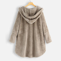 Women's Hooded Teddy Coat for Cozy Winter Style - Rebooters