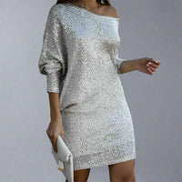 Women's Sequin Mini Dress for Chic Night Out Style - Rebooters -Women's Dresses