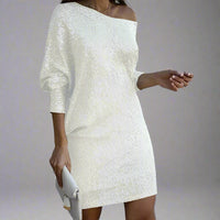 Women's Sequin Mini Dress for Chic Night Out Style - Rebooters -Women's Dresses