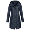 Women's Waterproof Long Rain Coat Jacket for All Weather - Rebooters