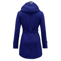 Womens Chic Hooded Peacoat for Stylish Warmth and Comfort - Rebooters
