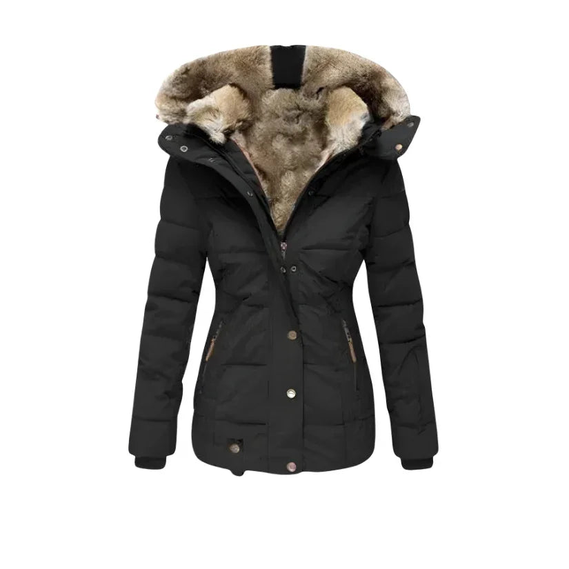 Women's Cozy Waterproof Winter Jacket with Lining - Rebooters