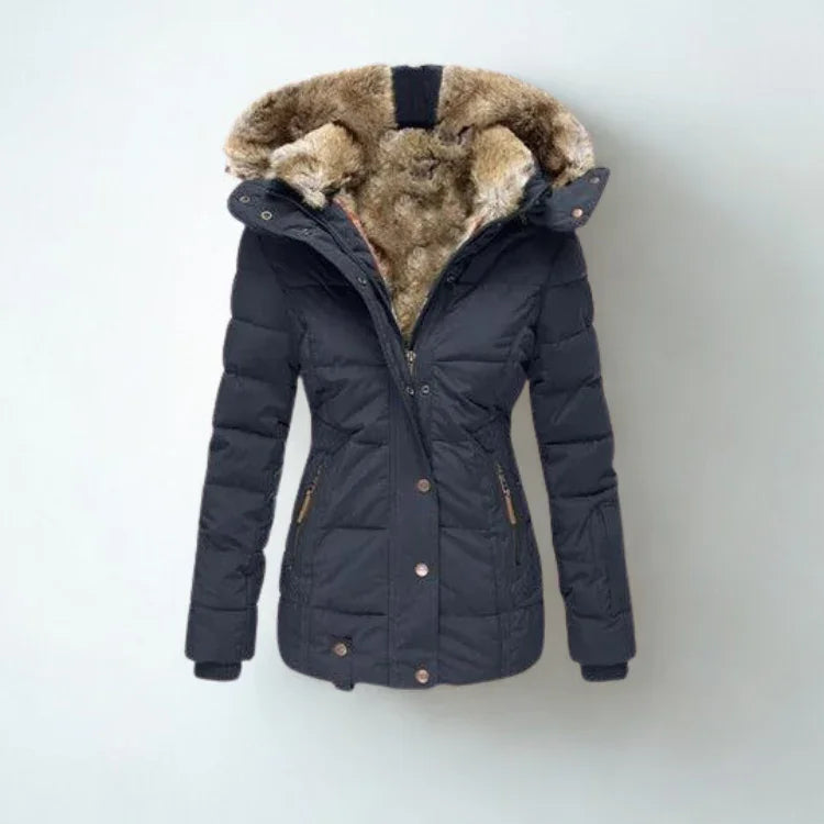 Women's Cozy Waterproof Winter Jacket with Lining - Rebooters