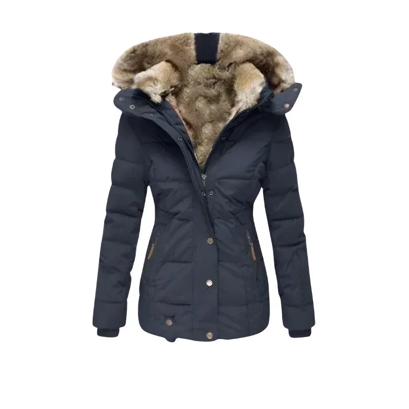 Women's Cozy Waterproof Winter Jacket with Lining - Rebooters