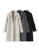 Womens Cozy Wool Blend Long Coat for Autumn and Winter - Rebooters