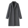 Womens Cozy Wool Blend Long Coat for Autumn and Winter - Rebooters