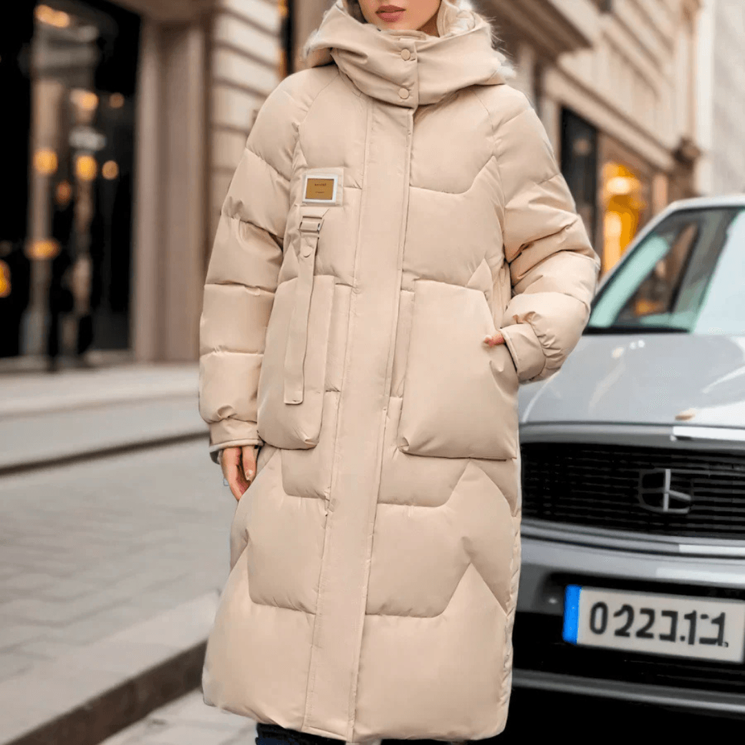 Womens Cozy Luxe Hooded Puffer Jacket for Winter Style - Rebooters