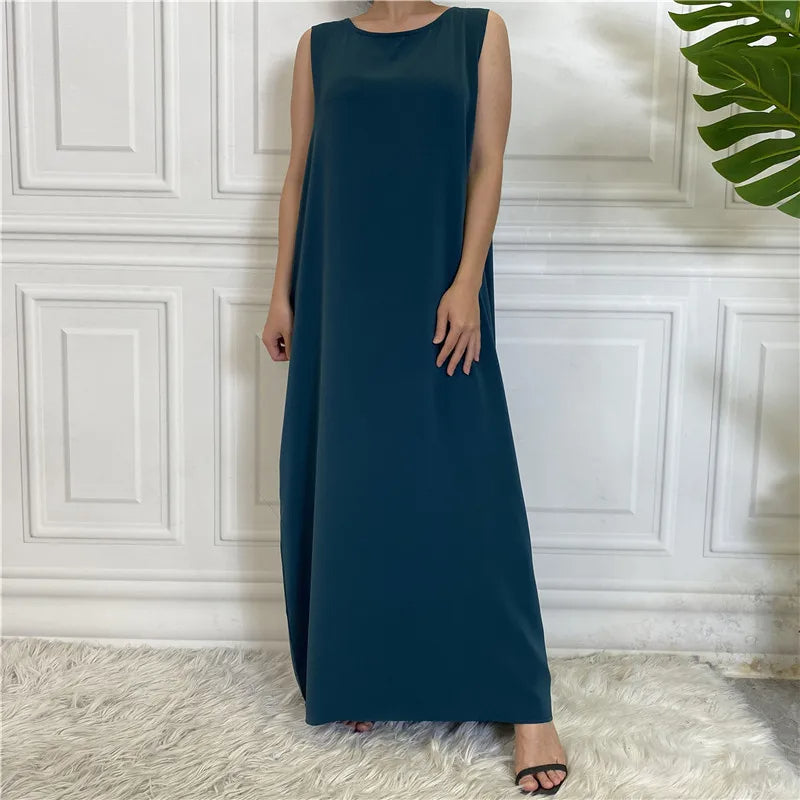 Womens Sleeveless Kaftan Dress for Effortless Elegance - Rebooters