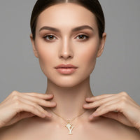 Letter Necklace A–Z, Gold Initial Necklace | Rebooters