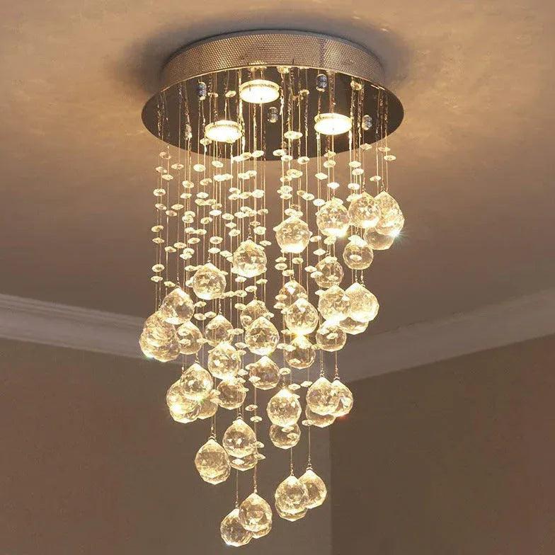 Disc Level Bedroom Glass Flush Ceiling Lights for Stylish Illumination - Rebooters