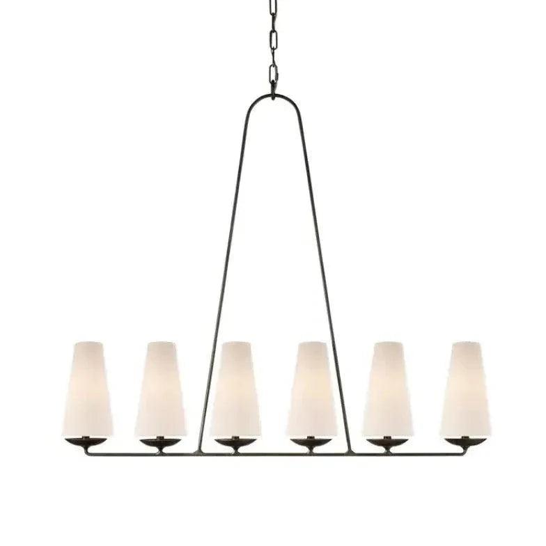 Tapered Chain Living Room LED Chandelier for Elegant Lighting | Rebooters - Rebooters