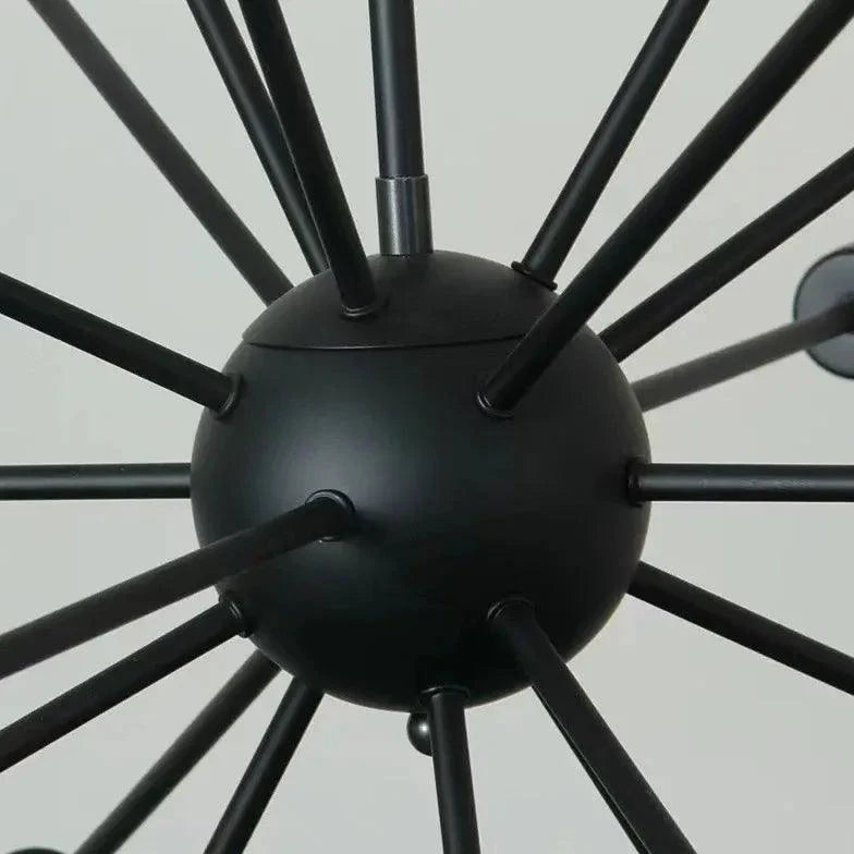 Star-Shaped Design Black Metal Industrial Pendant Light Fixture | Rebooters - Rebooters