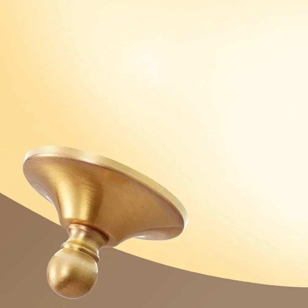 Retro Bowl Shape Vintage Gold Flush Ceiling Lights Fixture - Rebooters