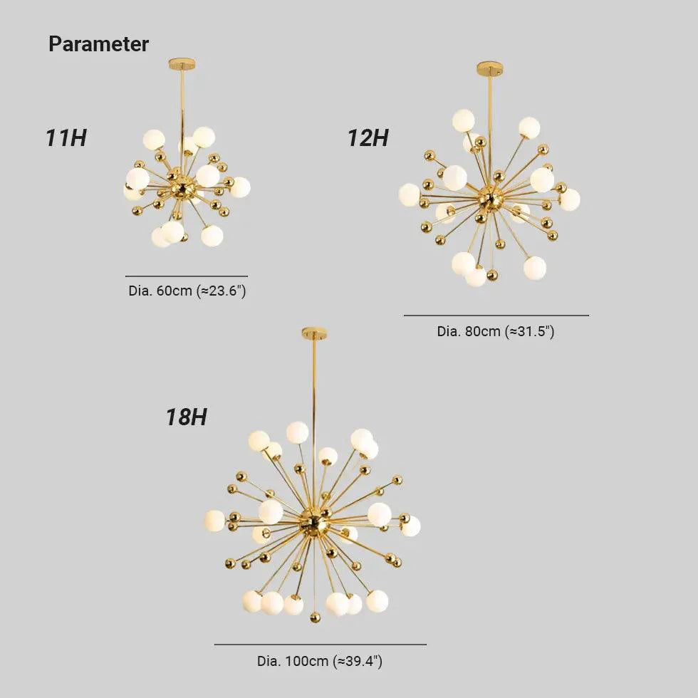 Luxury Planet Gold Dining Room Chandelier for Elegant Decor | Rebooters - Rebooters