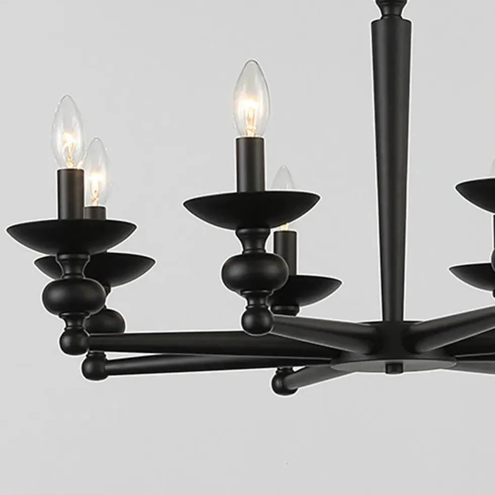 Black Candelabra Design Living Room Wall Light Fixture | Rebooters - Rebooters