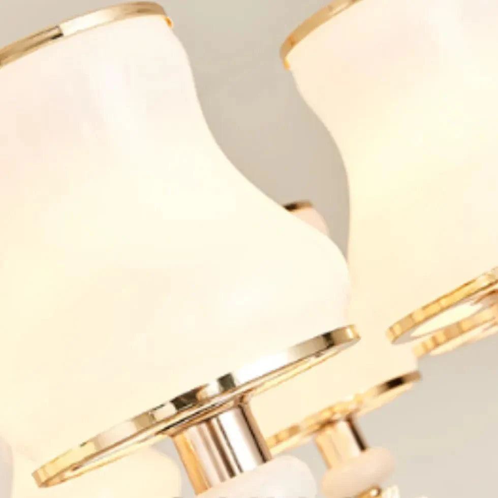 Multi-Arm Lampshade Vintage Chandelier for Elegant Spaces | Rebooters - Rebooters