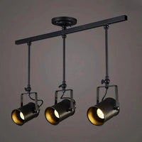 Three-Light Black Metal Ceiling Light for Home Decor - Rebooters