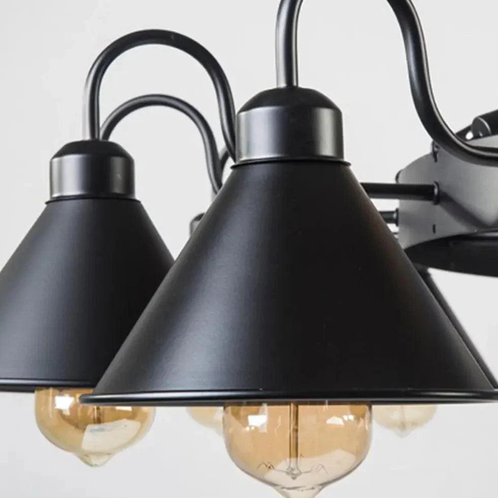 Wheel-Shaped Radiant Design Vintage Chandelier for Home | Rebooters - Rebooters
