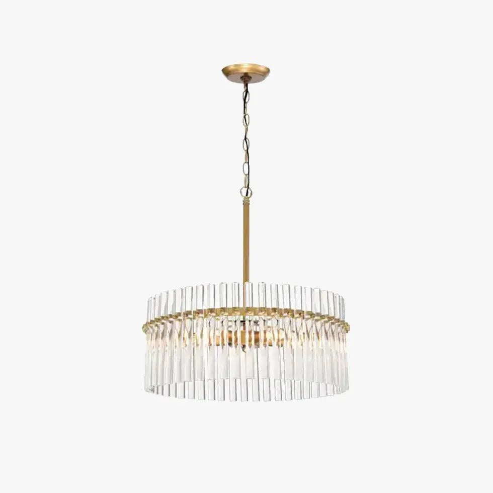 Ring Crystal Gold Living Room Pendant Light Fixture | Rebooters - Rebooters