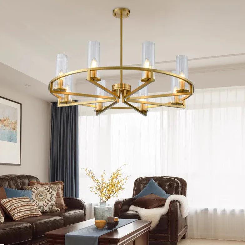 Ring-Frame Design Living Room Gold Chandelier Pendant Light | Rebooters - Rebooters