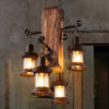 Shipwood Multi-Head Lantern Vintage Pendant Light Fixture | Rebooters - Rebooters